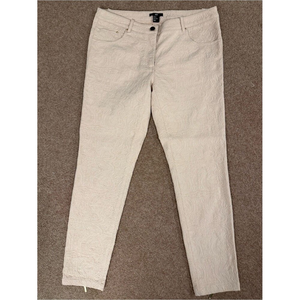 H&M Textured Patterned Pants - Picture 2 of 8